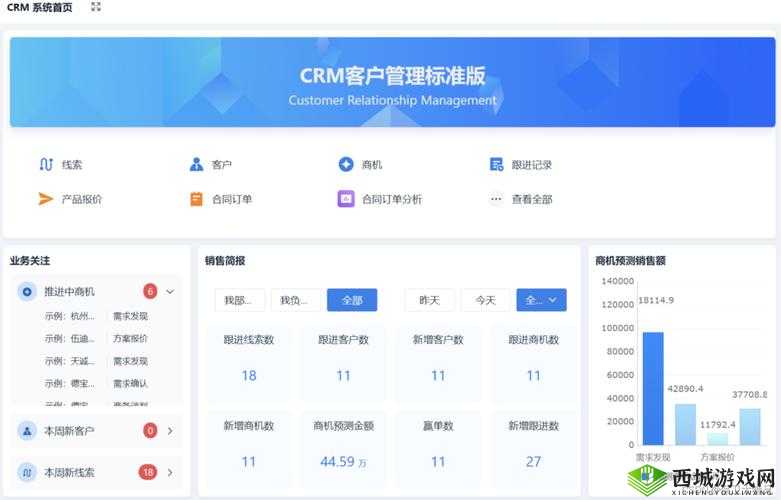 成免费的 CRM 推荐:企业管理神器